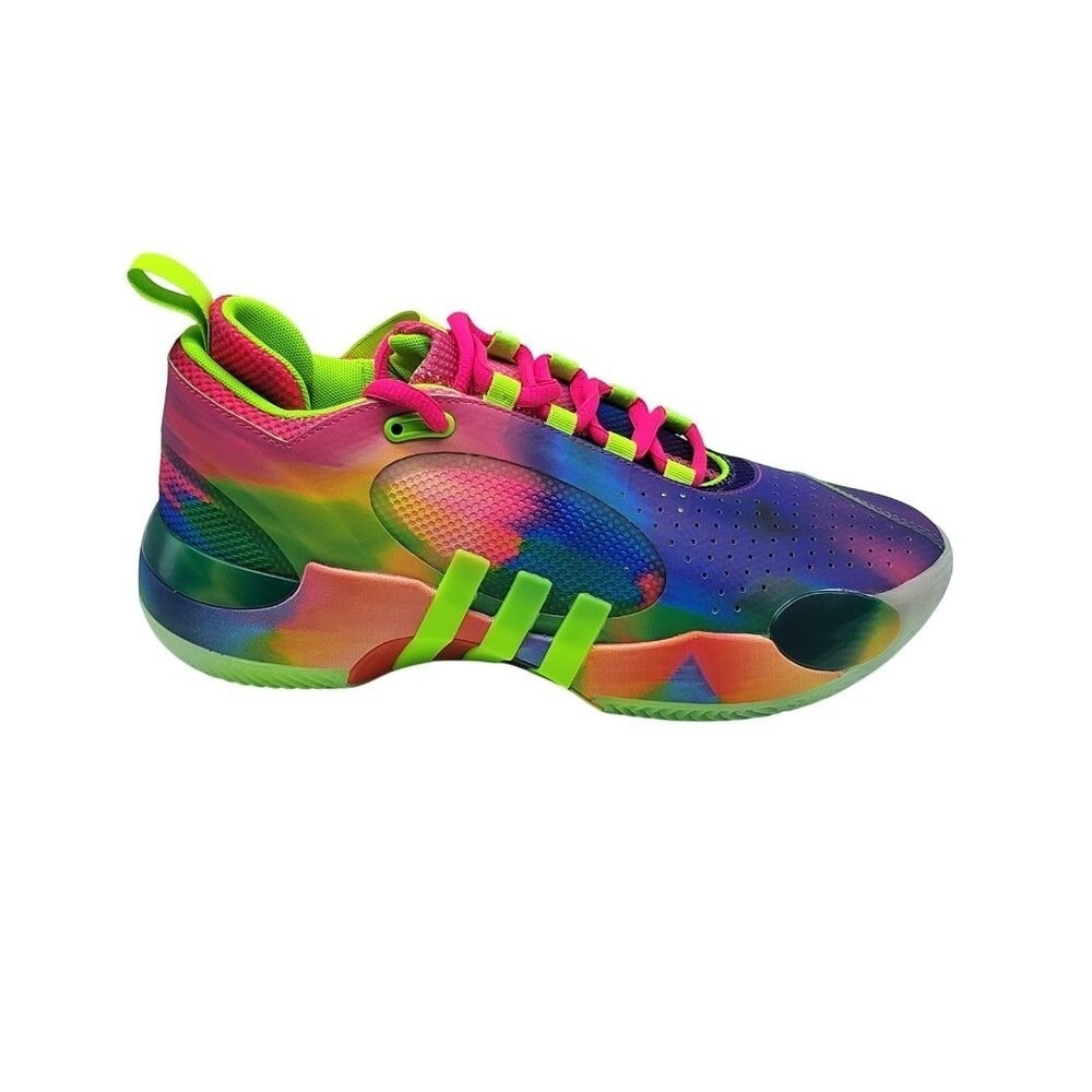 Adidas D.O.N. Issue 5 Mens 7 Pink‎ Multicolor Basketball Shoes IH8345